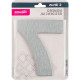 Numero Residencial Atlas Escovado 6Cm Nº 7 Numero Residencial Atlas Escovado 6Cm Nº 7