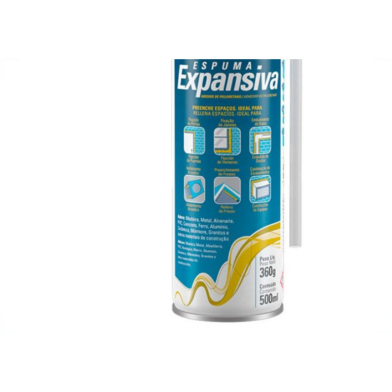 Espuma Poliuretano Tekbond - 500Ml/320G