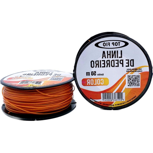 Linha Para Pedreiro 1 Fio Top Fio Laranja 50M