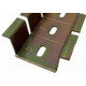 Suporte Disjuntor Din Para 5 Disjuntores - Kit C/10 Pecas Suporte Disjuntor Din Para 5 Disjuntores - Kit C/10 Pecas