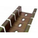 Suporte Disjuntor Din Para 5 Disjuntores - Kit C/10 Pecas Suporte Disjuntor Din Para 5 Disjuntores - Kit C/10 Pecas