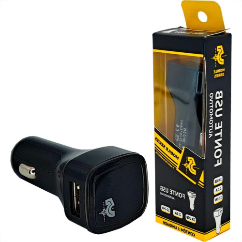 Carregador Pix Usb Mobile Veicular 2.1A. 12V. Com 2 Entradas Usb - 044-0007 Carregador Pix Usb Mobile Veicular 2.1A. 12V. Com 2 Entradas Usb - 044-0007