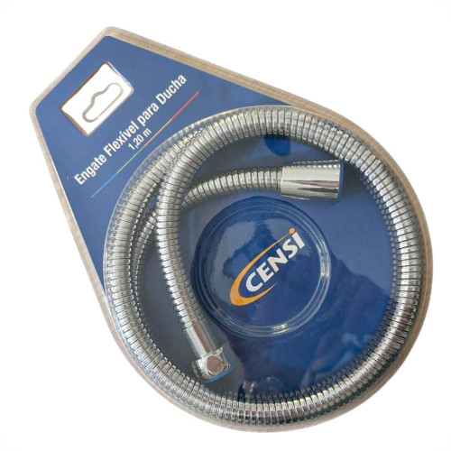 Engate Flexivel Cromado Censi 1,20M - 7136