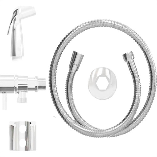 Ducha Higienica Censi Com Registro Abs 1/4 De Volta Branco - 7552 Ducha Higienica Censi Com Registro Abs 1/4 De Volta Branco - 7552