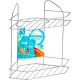 Cantoneira Porta Shampoo Dupla Arthi Cromada - 1137 Cantoneira Porta Shampoo Dupla Arthi Cromada - 1137