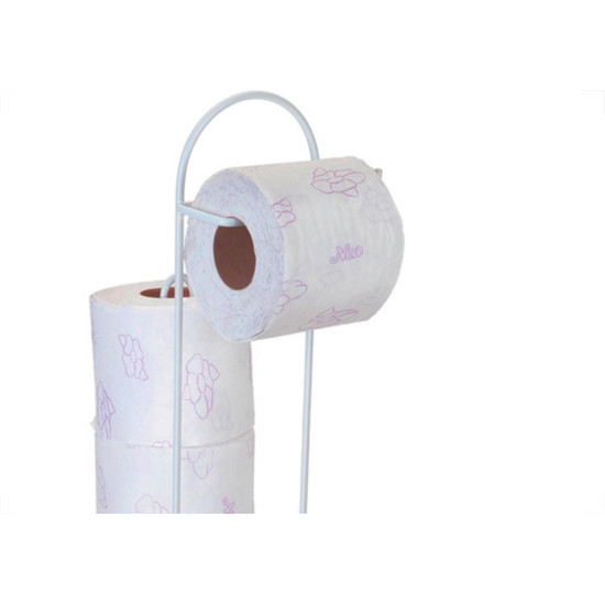 Suporte De Chao Para Papel Higienico Para 4 Rolos Arthi Branco - 2016