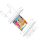 Porta Shampoo Duplo Para Box Arthi Branco - 2021 Porta Shampoo Duplo Para Box Arthi Branco - 2021