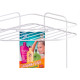 Cantoneira Porta Shampoo Dupla Emborrachada Arthi Branca - 2137 Cantoneira Porta Shampoo Dupla Emborrachada Arthi Branca - 2137