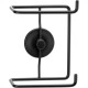 Porta Rolo De Papel Higienico Duplo Metal Arthi Com Fixacao Adesiva Preto - 3436 Porta Rolo De Papel Higienico Duplo Metal Arthi Com Fixacao Adesiva Preto - 3436