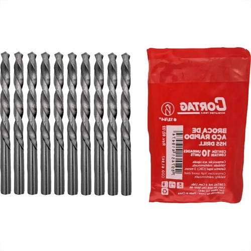 Broca Aco Rapido Cortag 13/64'' - 61947 - Kit C/10 Pecas Broca Aco Rapido Cortag 13/64'' - 61947 - Kit C/10 Pecas