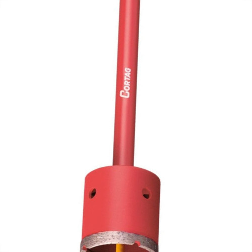 Serra Copo Diamantada Com Haste Cortag 53Mm