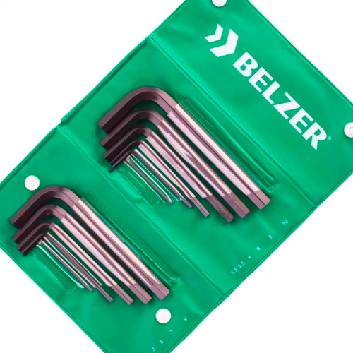 Chave Allen Jogo Belzer 1,5 A 10Mm Com 11 Pecas - 220404Br Chave Allen Jogo Belzer 1,5 A 10Mm Com 11 Pecas - 220404Br