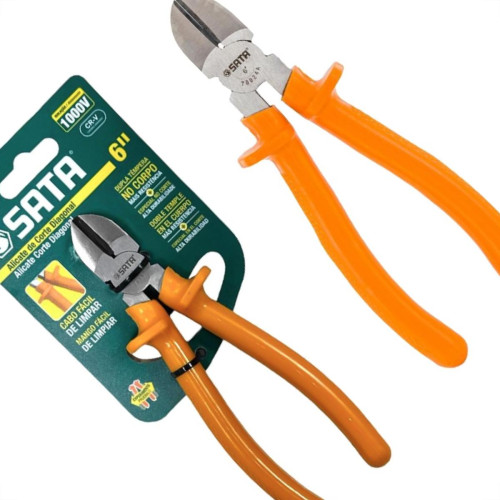 Alicate Corte Diagonal Sata 6'' - St70024Ast Alicate Corte Diagonal Sata 6'' - St70024Ast
