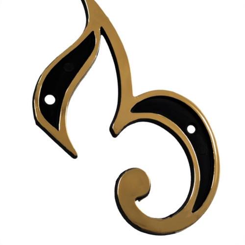 Numero Residencial Colonial Pvc Emave No.3 - Pacote Com 10 Pecas - Kit C/10 Cartelas