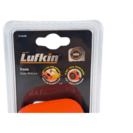 Trena Lufkin Com Trava L516Cme - 5Mx19Mm Trena Lufkin Com Trava L516Cme - 5Mx19Mm