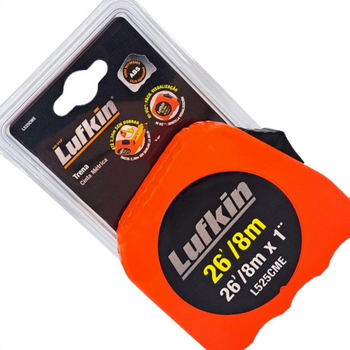 Trena Lufkin Com Trava L525Cme - 8Mx25Mm Trena Lufkin Com Trava L525Cme - 8Mx25Mm