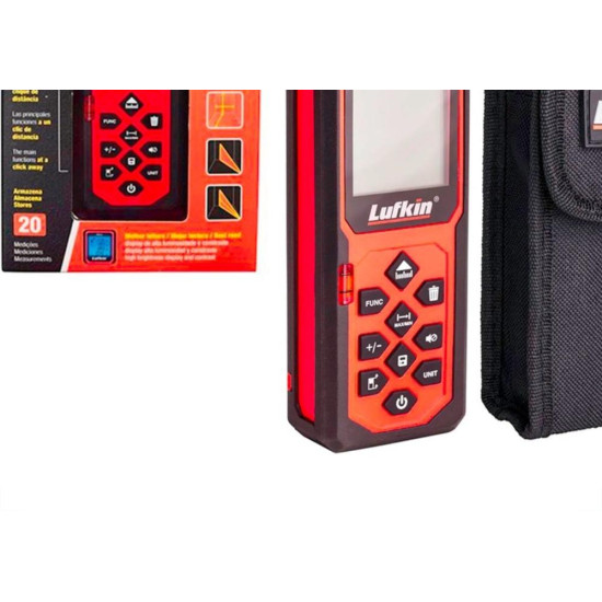 Trena Laser Lufkin - Tl0040 - 40M - 2 Pilhas Aaa (Nao Acompanha) Trena Laser Lufkin - Tl0040 - 40M - 2 Pilhas Aaa (Nao Acompanha)