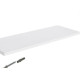 Prateleira Mdp Multivisao Branca 20X80Cm Com Suporte Invisivel Prateleira Mdp Multivisao Branca 20X80Cm Com Suporte Invisivel