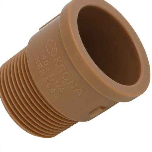 Adaptador Soldavel Curto Krona 75Mm X 2.1/2'' Adaptador Soldavel Curto Krona 75Mm X 2.1/2''