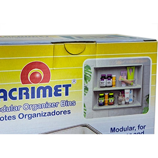 Organizador Acrimet Para Gaveta Pequeno 16 X 8 X 5,5Cm Caixa Com 4 Pecas Organizador Acrimet Para Gaveta Pequeno 16 X 8 X 5,5Cm Caixa Com 4 Pecas