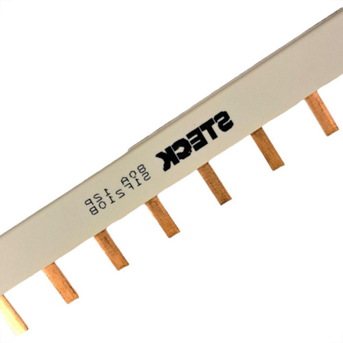 Barramento Steck Monofasico Din Para 12 Disjuntores 80A. - S1F210B Barramento Steck Monofasico Din Para 12 Disjuntores 80A. - S1F210B