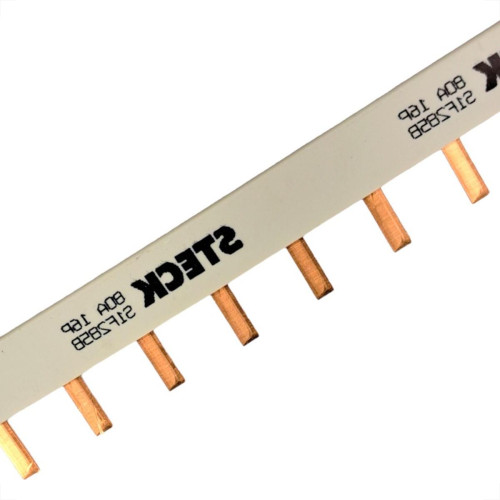 Barramento Steck Monofasico Din Para 16 Disjuntores 80A. - S1F285B Barramento Steck Monofasico Din Para 16 Disjuntores 80A. - S1F285B