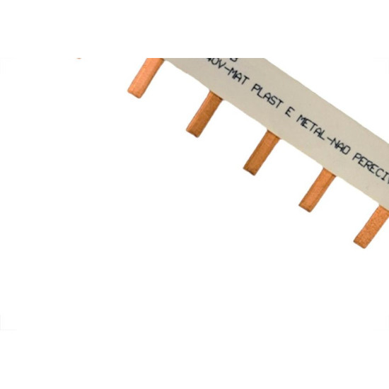 Barramento Steck Monofasico Din Para 57 Disjuntores 80A. - S1F1000B Barramento Steck Monofasico Din Para 57 Disjuntores 80A. - S1F1000B