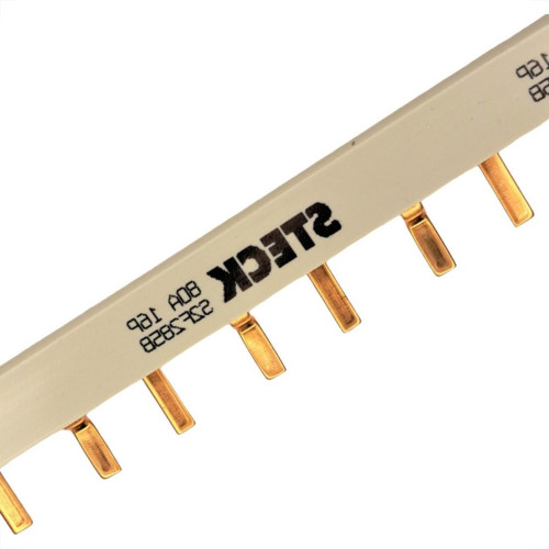 Barramento Steck Bifasico Din Para 16 Disjuntores 80A. - S2F285B Barramento Steck Bifasico Din Para 16 Disjuntores 80A. - S2F285B