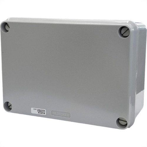 Caixa Passagem Pvc Steck 10,2Cm X 10,2Cm Sobrepor Cinza Ip55 - Ssx-111 Caixa Passagem Pvc Steck 10,2Cm X 10,2Cm Sobrepor Cinza Ip55 - Ssx-111