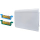 Centrinho Steck Pvc Embutir Branco Para 12 Disjuntores Din Com Barramento Centrinho Steck Pvc Embutir Branco Para 12 Disjuntores Din Com Barramento