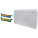 Centrinho Steck Pvc Embutir Branco Para 16 Disjuntores Din Com Barramento Centrinho Steck Pvc Embutir Branco Para 16 Disjuntores Din Com Barramento