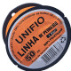 Linha Para Pedreiro 1 Fio Unifio 50M Laranja - Kit C/12 Pecas Linha Para Pedreiro 1 Fio Unifio 50M Laranja - Kit C/12 Pecas