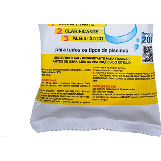Genco Tablete Multipla Acao 3 Em 1 - 200G