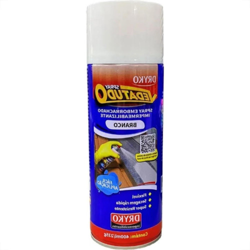 Borracha Liquida Impermeabilizante Dryko Vedatudo Branca 400Ml/235G. Borracha Liquida Impermeabilizante Dryko Vedatudo Branca 400Ml/235G.