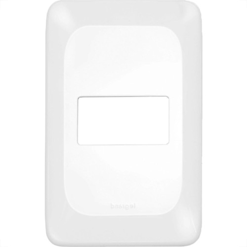 Kit C/2 - Placa Pial Pop Branca 4X2 - 1 Modulo Lgp21