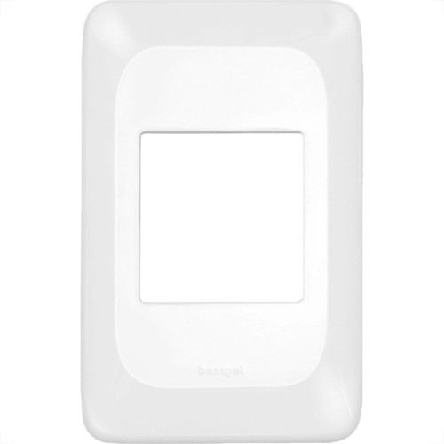 Kit C/2 - Placa Pial Pop Branca 4X2 - 2 Modulos Juntos Lgp22