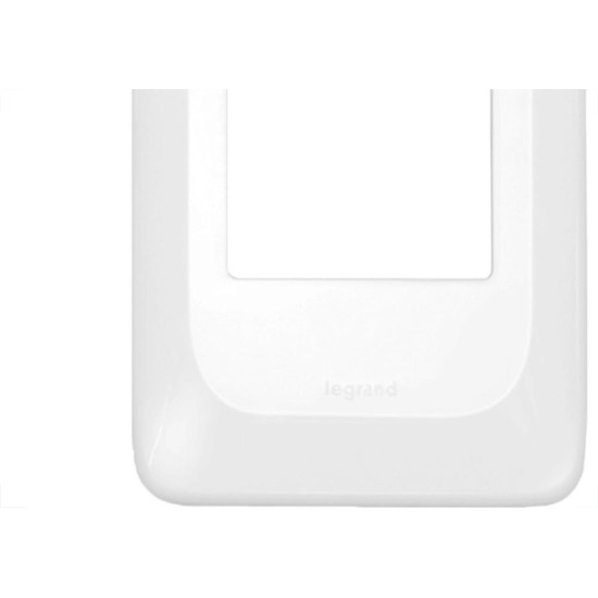 Kit C/2 - Placa Pial Pop Branca 4X2 - 2 Modulos Juntos Lgp22