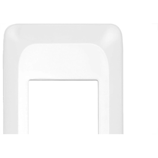 Kit C/2 - Placa Pial Pop Branca 4X2 - 2 Modulos Juntos Lgp22