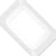 Placa Pial Pop Branca 4X2 - 3 Modulos Juntos Lgp23 Placa Pial Pop Branca 4X2 - 3 Modulos Juntos Lgp23