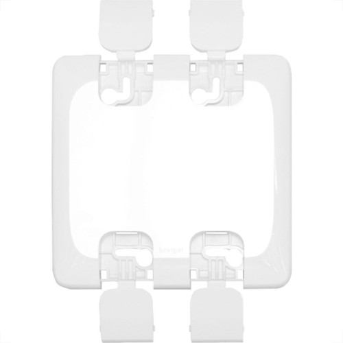 Kit C/4 - Placa Pial Pop Branca 4X4 - Cega Lgp40