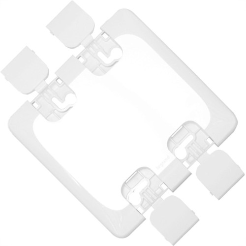 Kit C/4 - Placa Pial Pop Branca 4X4 - Cega Lgp40