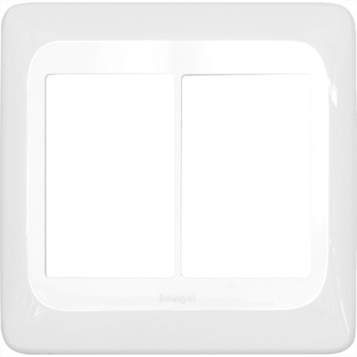 Kit C/2 - Placa Pial Pop Branca 4X4 - 3 Modulos+3 Modulos...