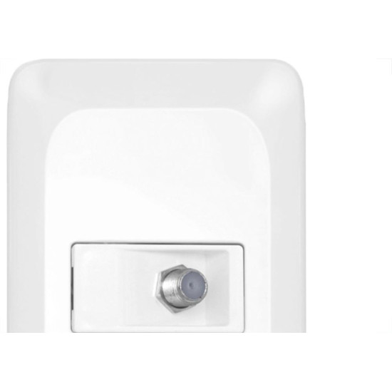 Conjunto Pial Pop Modulo Com Placa 4X2 - 1 Tomada Antena Tv. Tipo F Conjunto Pial Pop Modulo Com Placa 4X2 - 1 Tomada Antena Tv. Tipo F