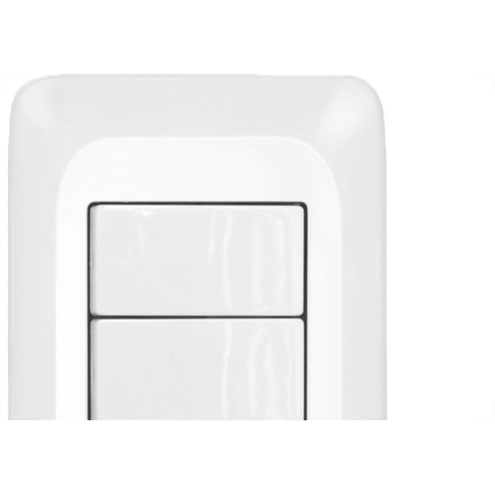 Conjunto Pial Pop Modulo Com Placa 4X2 - 2 Simples+1Tomada 2P+T. - 10A. Conjunto Pial Pop Modulo Com Placa 4X2 - 2 Simples+1Tomada 2P+T. - 10A.