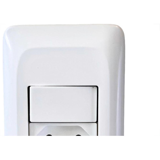 Conjunto Pial Pop Modulo Com Placa 4X2 - 1 Paralelo+Tomada 2P+T. - 10A. Conjunto Pial Pop Modulo Com Placa 4X2 - 1 Paralelo+Tomada 2P+T. - 10A.
