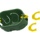 Caixinha De Luz Pvc Para Drywall Tigre Dryfix Verde 4X2 Caixinha De Luz Pvc Para Drywall Tigre Dryfix Verde 4X2