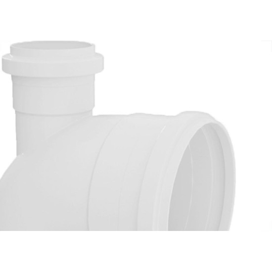 Joelho Esgoto Tigre 100Mm X 50Mm Com Visita