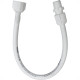 Engate Flexivel Tigre Branco Pvc 50Cm - Kit C/20 Pecas