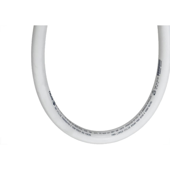 Engate Flexivel Tigre Branco Pvc 50Cm - Kit C/20 Pecas