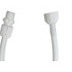Engate Flexivel Tigre Branco Pvc 50Cm - Kit C/20 Pecas